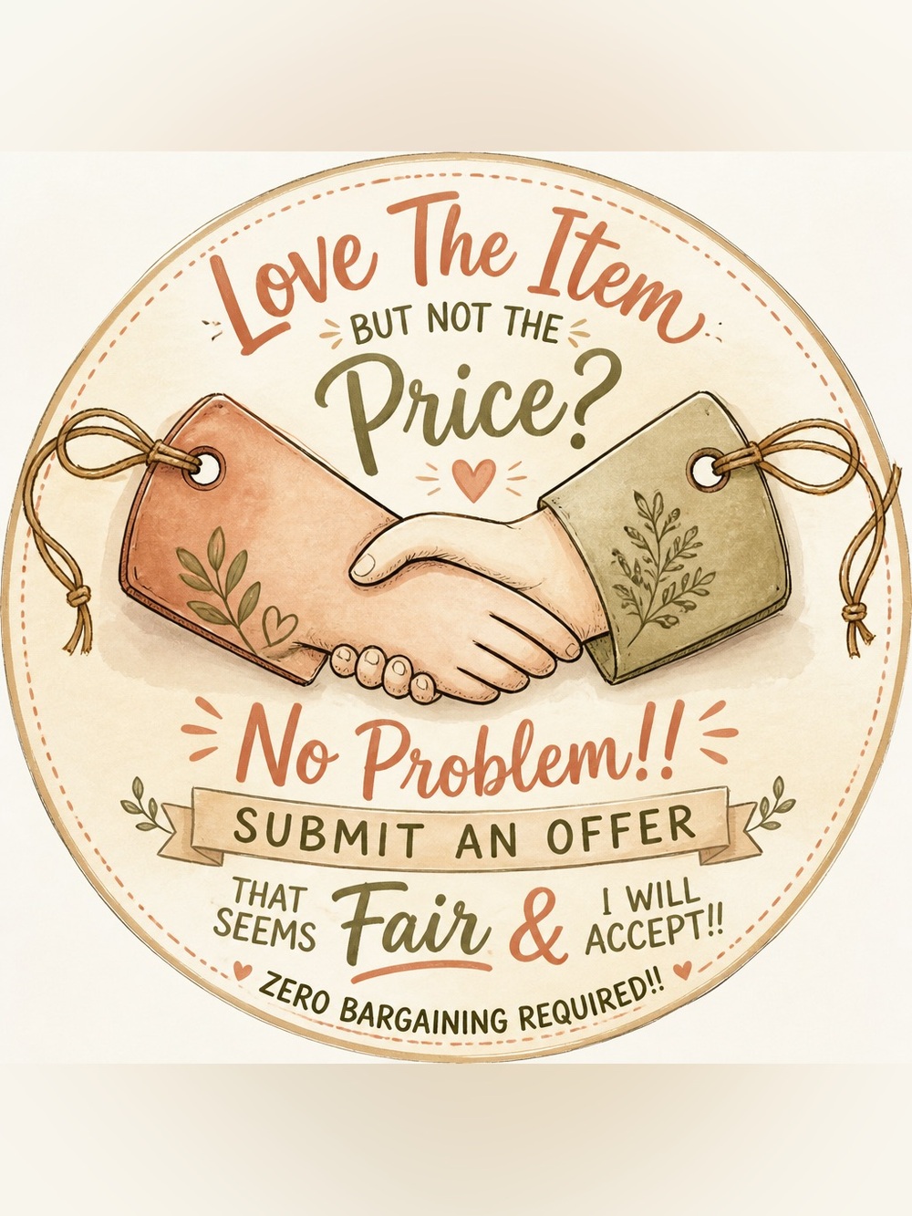 Submit An Offer & I’ll Accept with Discount Shipping!
